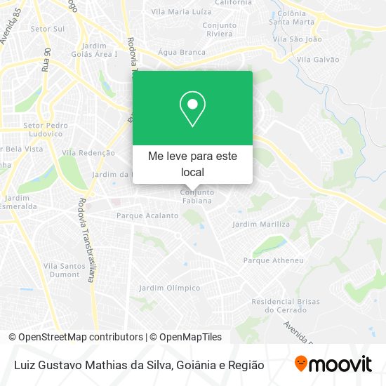 Luiz Gustavo Mathias da Silva mapa