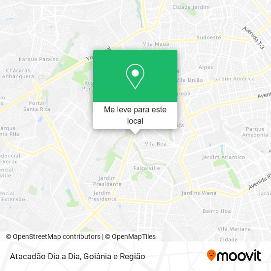 Atacadão Dia a Dia mapa