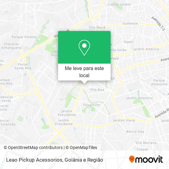 Leao Pickup Acessorios mapa