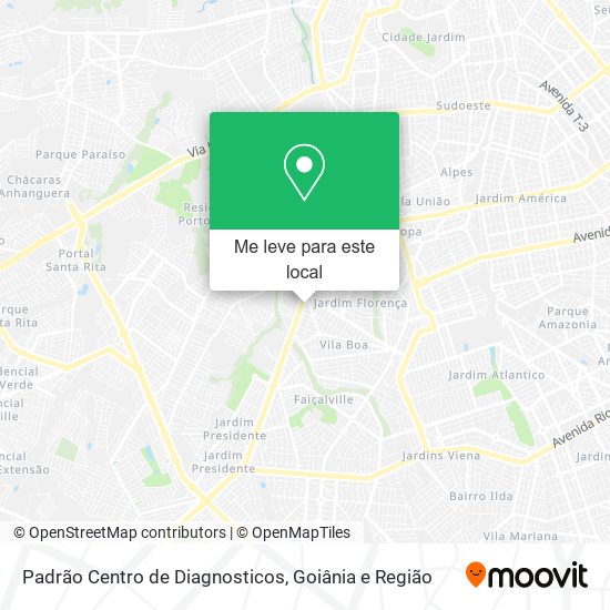 Padrão Centro de Diagnosticos mapa