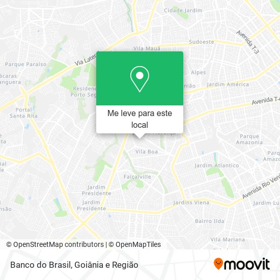 Banco do Brasil mapa