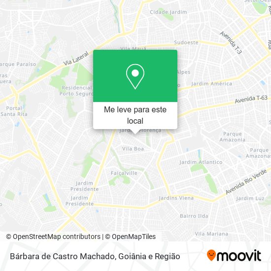 Bárbara de Castro Machado mapa