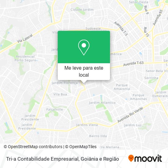 Tri-a Contabilidade Empresarial mapa