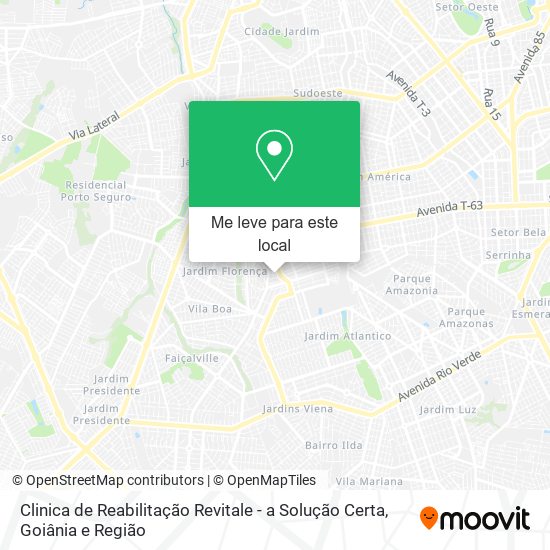 Clinica de Reabilitação Revitale - a Solução Certa mapa