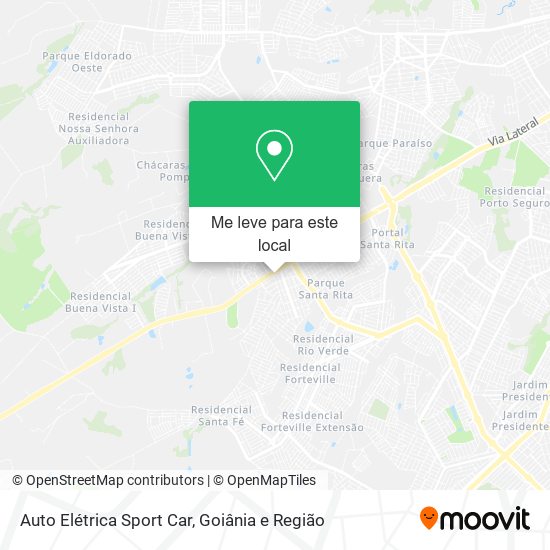 Auto Elétrica Sport Car mapa