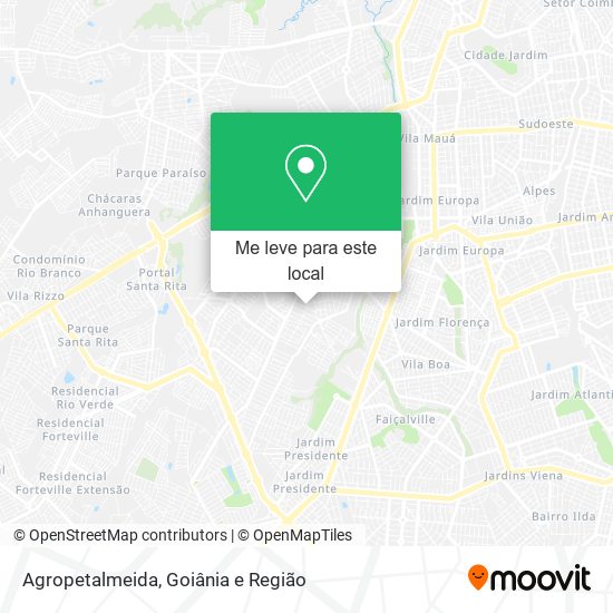 Agropetalmeida mapa