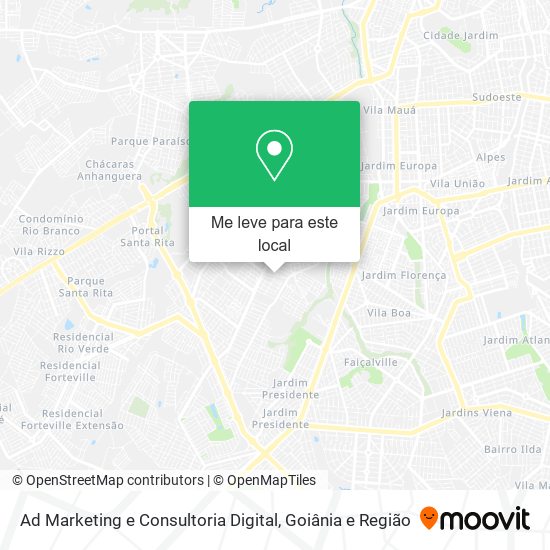 Ad Marketing e Consultoria Digital mapa