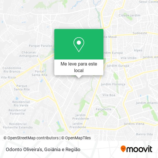 Odonto Oliveira's mapa