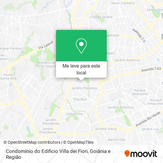 Condomínio do Edificio Villa dei Fiori mapa