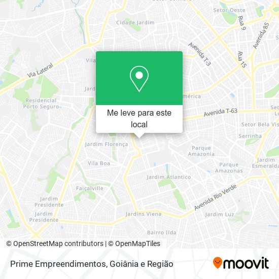 Prime Empreendimentos mapa