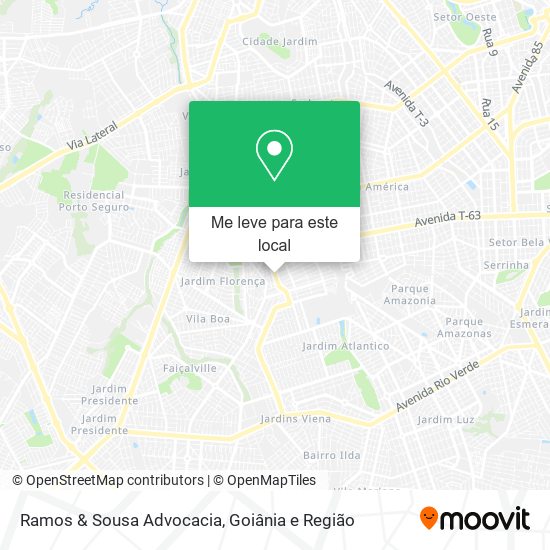 Ramos & Sousa Advocacia mapa