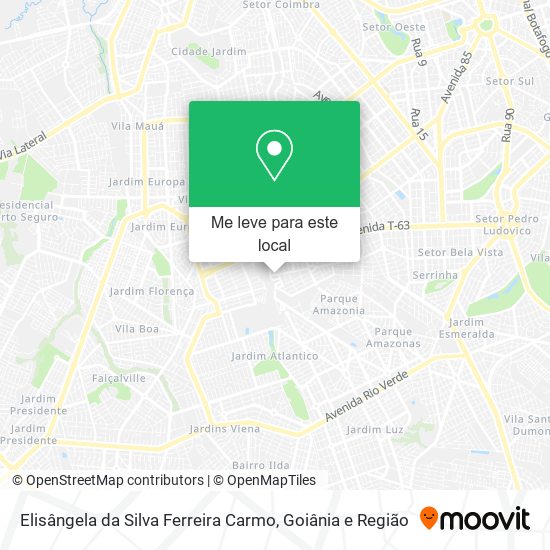 Elisângela da Silva Ferreira Carmo mapa