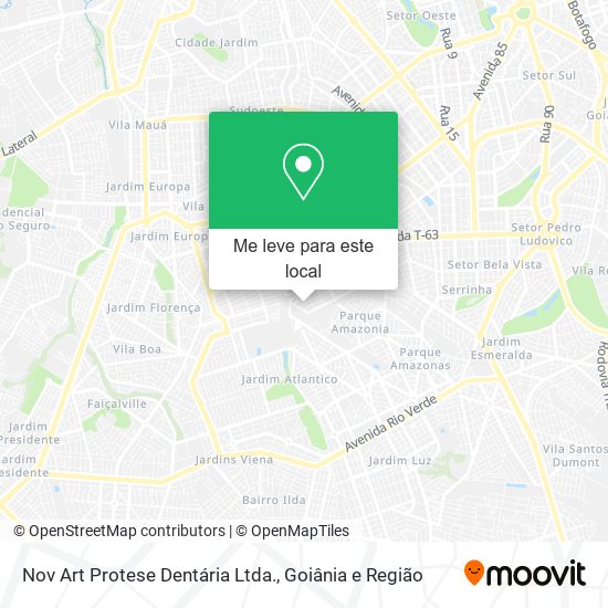 Nov Art Protese Dentária Ltda. mapa