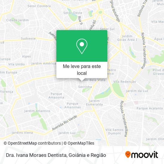 Dra. Ivana Moraes Dentista mapa