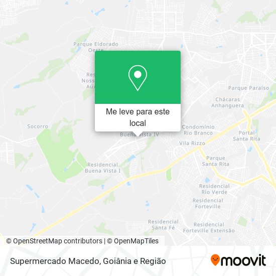 Supermercado Macedo mapa