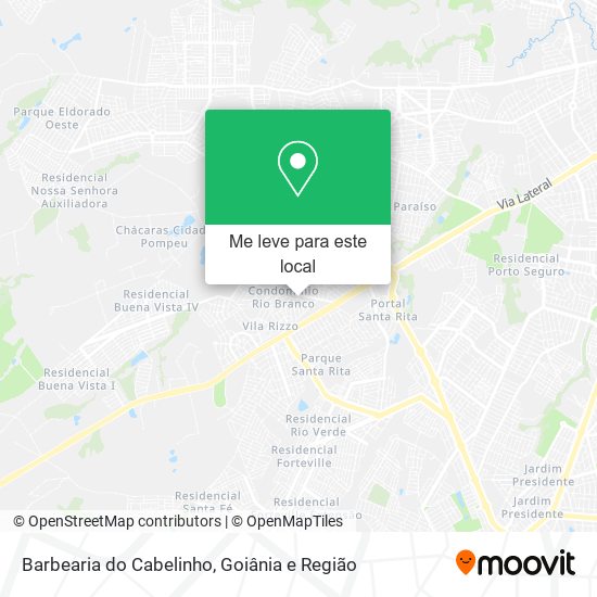 Barbearia do Cabelinho mapa