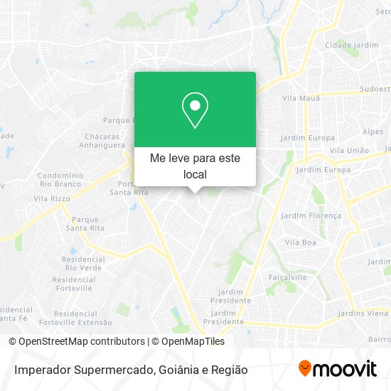 Imperador Supermercado mapa