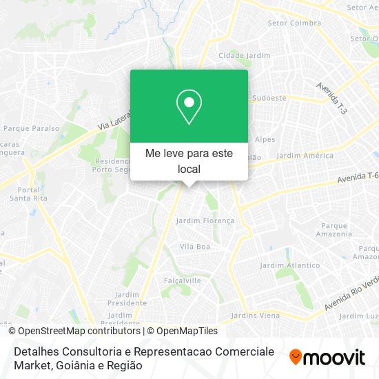 Detalhes Consultoria e Representacao Comerciale Market mapa