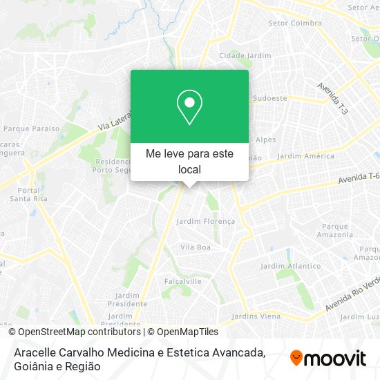 Aracelle Carvalho Medicina e Estetica Avancada mapa