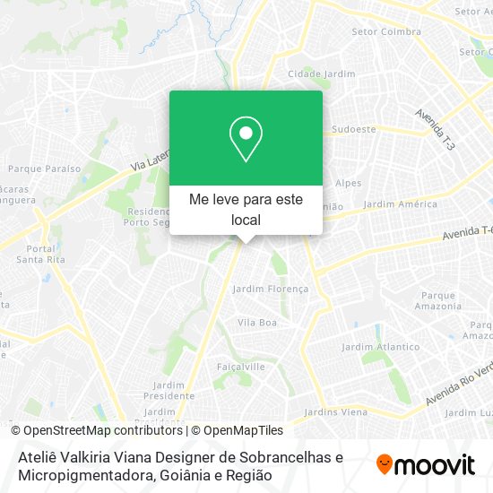 Ateliê Valkiria Viana Designer de Sobrancelhas e Micropigmentadora mapa