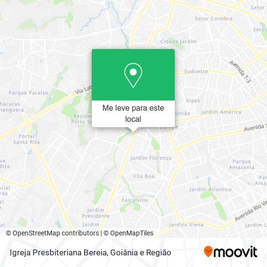 Igreja Presbiteriana Bereia mapa