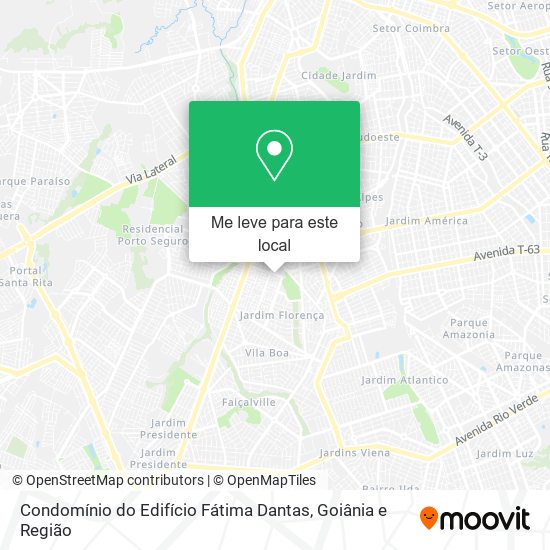 Condomínio do Edifício Fátima Dantas mapa
