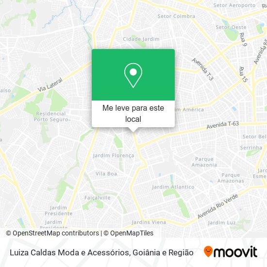 Luiza Caldas Moda e Acessórios mapa