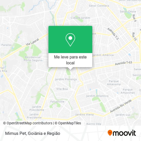 Mimus Pet mapa