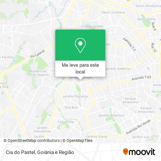 Cia do Pastel mapa