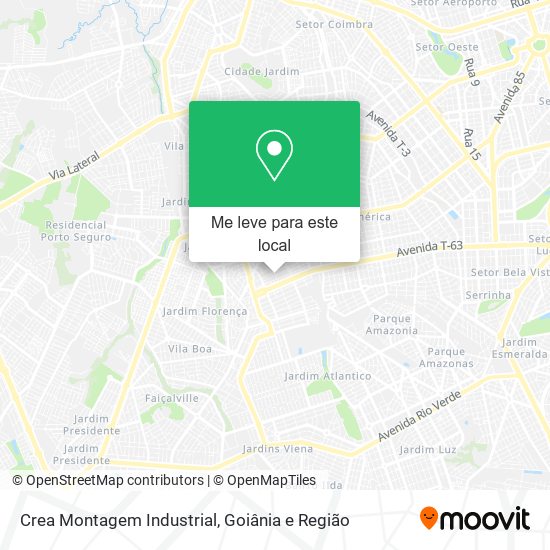 Crea Montagem Industrial mapa