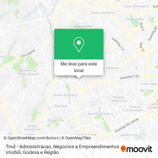 Tmd - Administracao, Negocios e Empreendimentos Imobili mapa