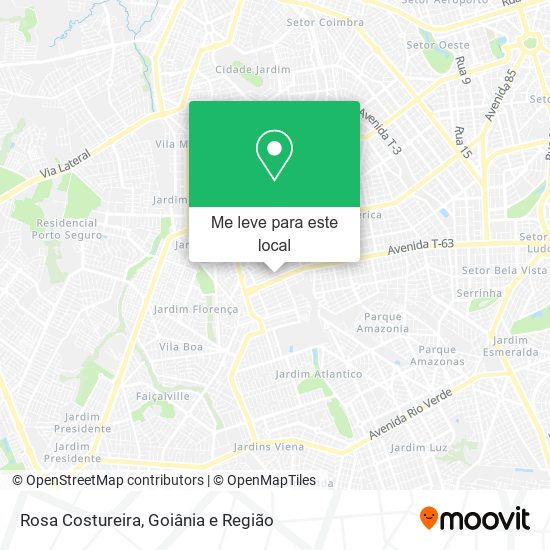 Rosa Costureira mapa