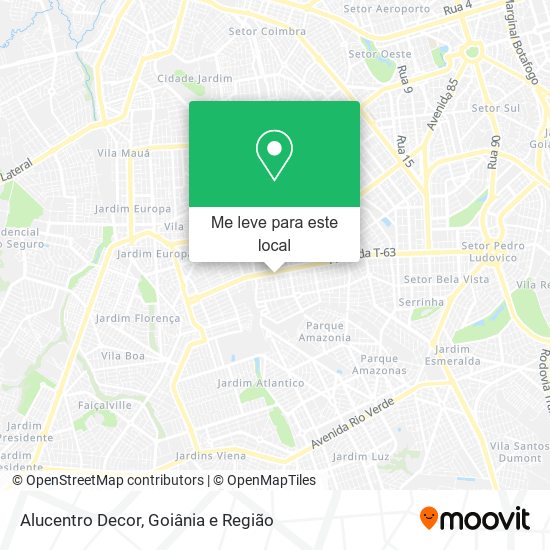Alucentro Decor mapa