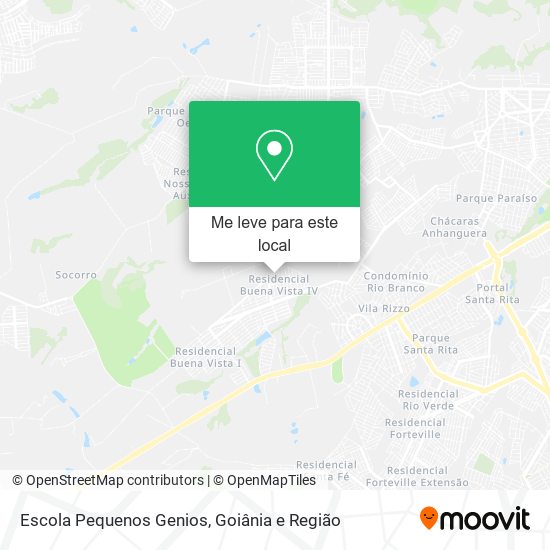 Escola Pequenos Genios mapa