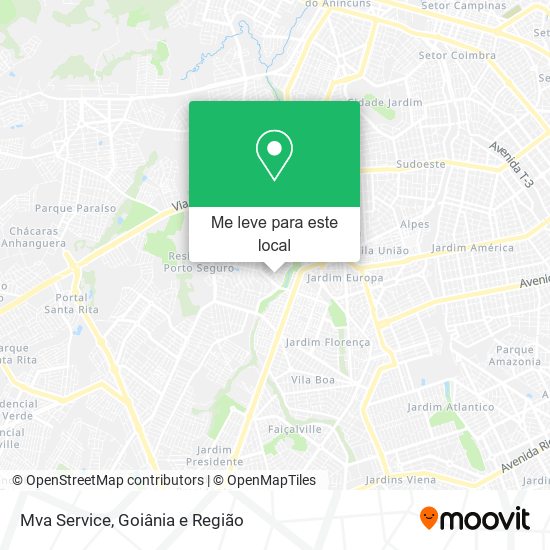 Mva Service mapa