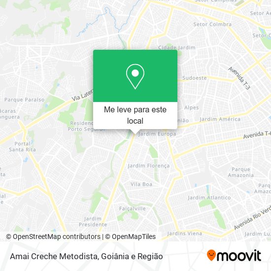 Amai Creche Metodista mapa