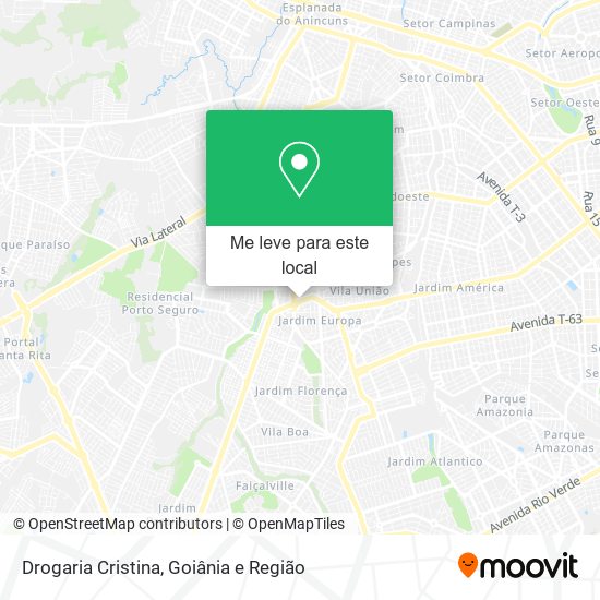 Drogaria Cristina mapa