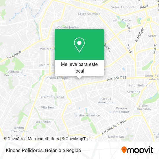 Kincas Polidores mapa