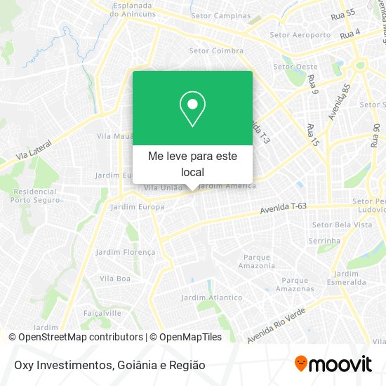 Oxy Investimentos mapa