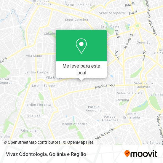 Vivaz Odontologia mapa