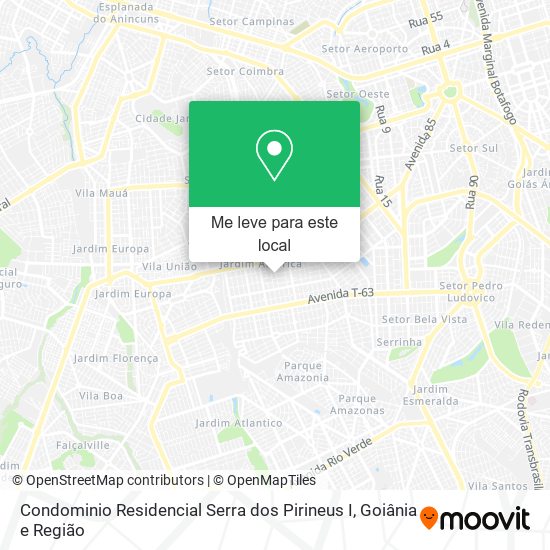 Condominio Residencial Serra dos Pirineus I mapa