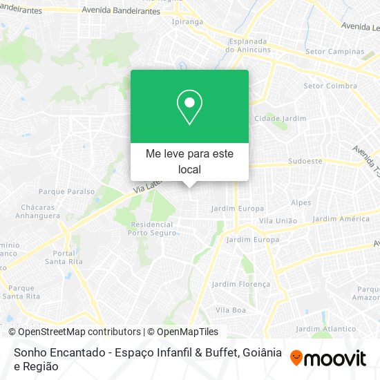 Sonho Encantado - Espaço Infanfil & Buffet mapa