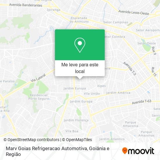 Marv Goias Refrigeracao Automotiva mapa