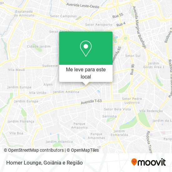 Homer Lounge mapa
