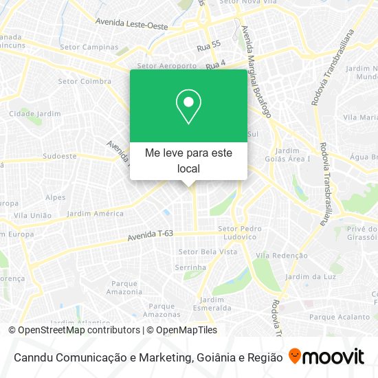 Canndu Comunicação e Marketing mapa