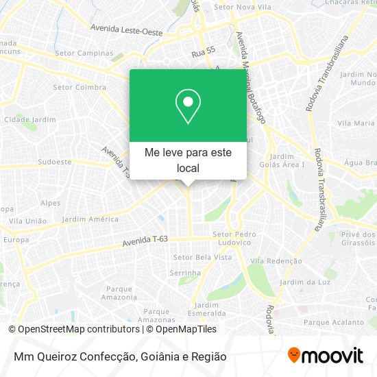 Mm Queiroz Confecção mapa