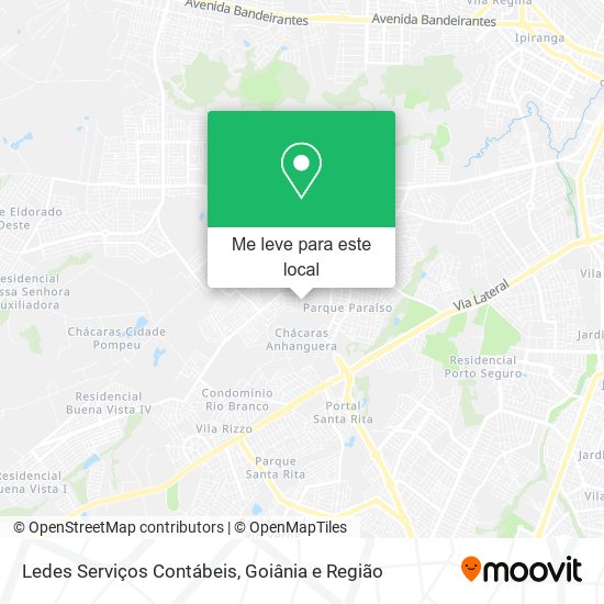 Ledes Serviços Contábeis mapa