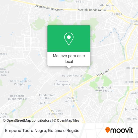 Empório Touro Negro mapa