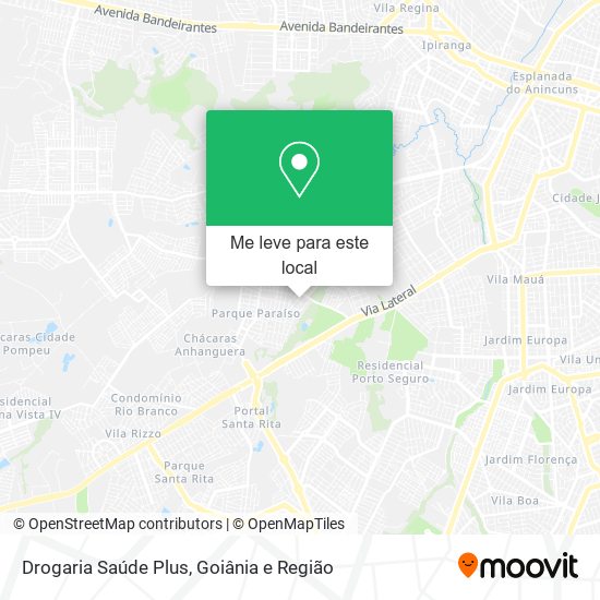 Drogaria Saúde Plus mapa