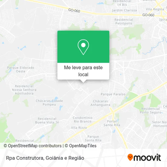 Rpa Construtora mapa